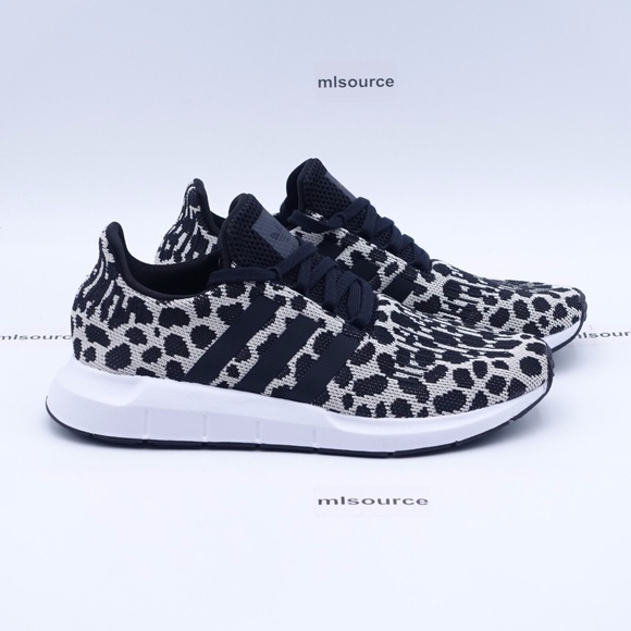 adidas | Shoes | New Adidas Originals Womens Swift Run Sneakers Bd7962 Cheetahwhiteblack | Poshmark